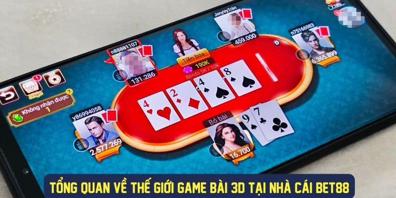 Trải nghiệm chơi game bài 3D đổi thưởng 789bet